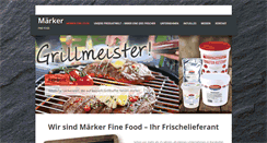 Desktop Screenshot of maerkerfinefood.de