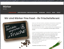 Tablet Screenshot of maerkerfinefood.de
